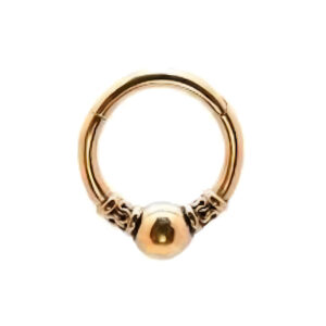 ARGOLA CLICKER ETHNIC HINGED 1 BOLL AÇO