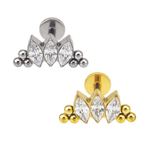 LBT 3 NAVETE BEADED TIT R/I (CX10)