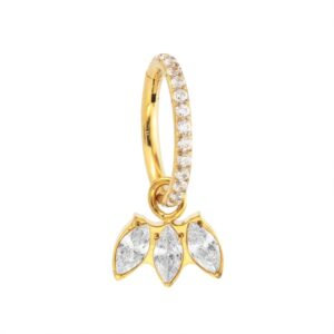 ARGOLA CZ PINGENTE MARQUISE TIT