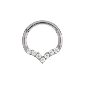 ARGOLA PAVE FRON CZ TIT (ACX9)