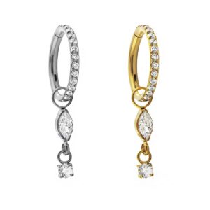 ARGOLA CZ PINGENTE NAVETE P.LUZ TIT