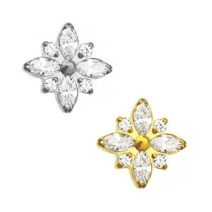 LBT FLOR MARQUISE CZ TIT (CX37)