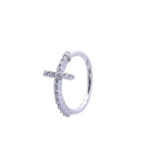 CONCH CRUZ W.CUBIC ZIRC AÇO