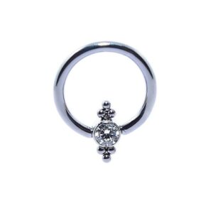 CAPTIVE TIT 1 ZIRC 6 BEADES D102