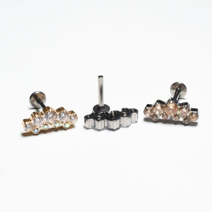 LBT CLUSTER PRONG THERE ZIRC TIT (CX17)