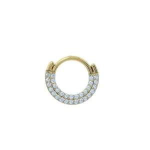 ARGOLA CLICKER DAITH 2F ZIRC BR TIT S024 (ACX1)