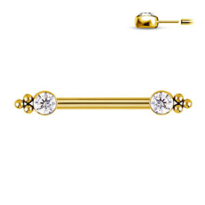 MAMILO PIN PUSH 2 ZIRC 6 BEADED LATERAL