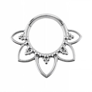 ARGOLA CLICKER PRIMAVERA AÇO