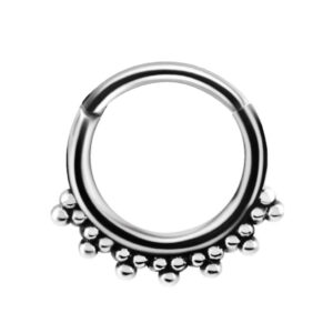 ARGOLA CLICKER INDIANO 2F AÇO