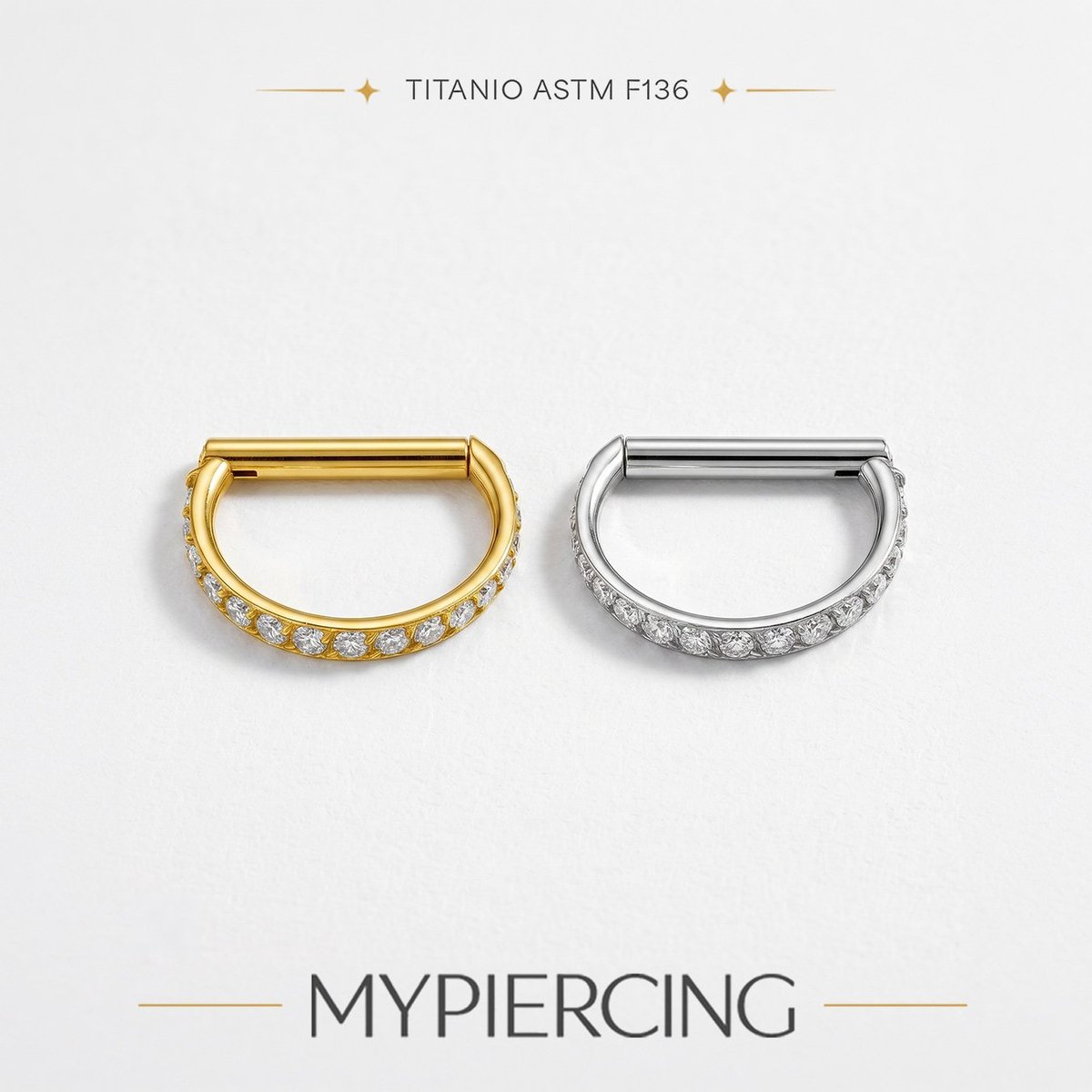 Clicker D di Titanio ASTM F136 con Zirconia