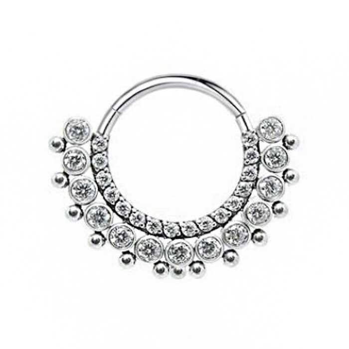 ARGOLA CLICKER 1 P 13 ZIRC BEAD TIT (ACX2)