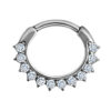 ARGOLA CLICKER 12 ZIRC AÇO