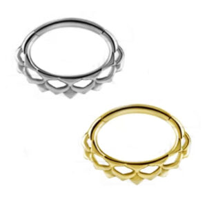 ARGOLA CLICKER AND VAZADO AÇO