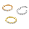 ARGOLA CLICKER BIG CRA ZIRC LATERAL AÇO HASTE 1.2 PEDRAS 1.6