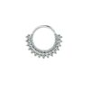 ARGOLA CLICKER PONTILHADA 10 ZIRC TIT (ACX3)