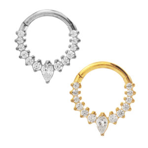 ARGOLA GLAMO MOD 2 CZ TIT (ACX9)