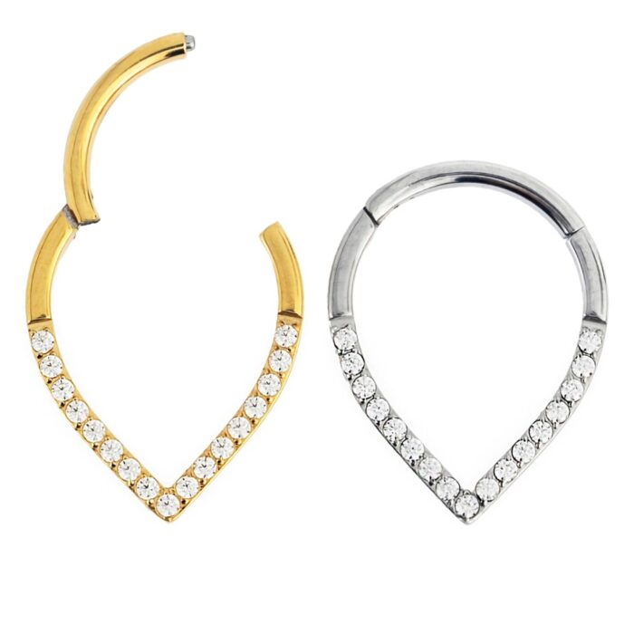 ARGOLA GOTA CLASSICA CZ TIT (CX7)