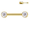 BARBELL MAMILO TIT FLAT ZIR