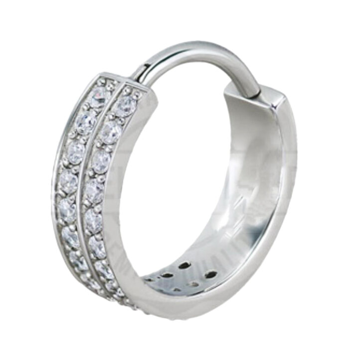 CONCH 2 FILEIRA ZIRC BR AÇO