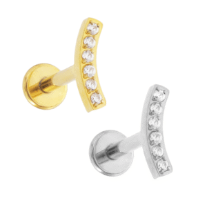 LBT CLUSTER 6 CZ GEM SLIM MINI TIT (CX16)