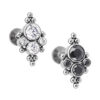 LBT PIN PUSH TIT 4P E 8 BEADED D017 (PCX3)