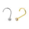 NOSTRIL ZIRC BR OURO 18K