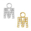 PINGENTE LETRAS CZ OURO 18K (SOB ENCOMENDA)