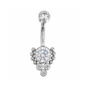 BNN 1 ZIRC TRIANGLE 8 BEADED TIT (UCX6)