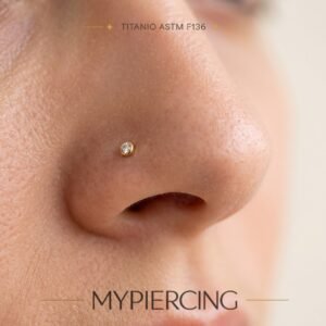 Nostril de Titânio com Zircônia sem Garra