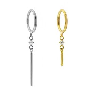 ARGOLA PINGENTE PALITO CZ P.LUZ TIT (ACX22)