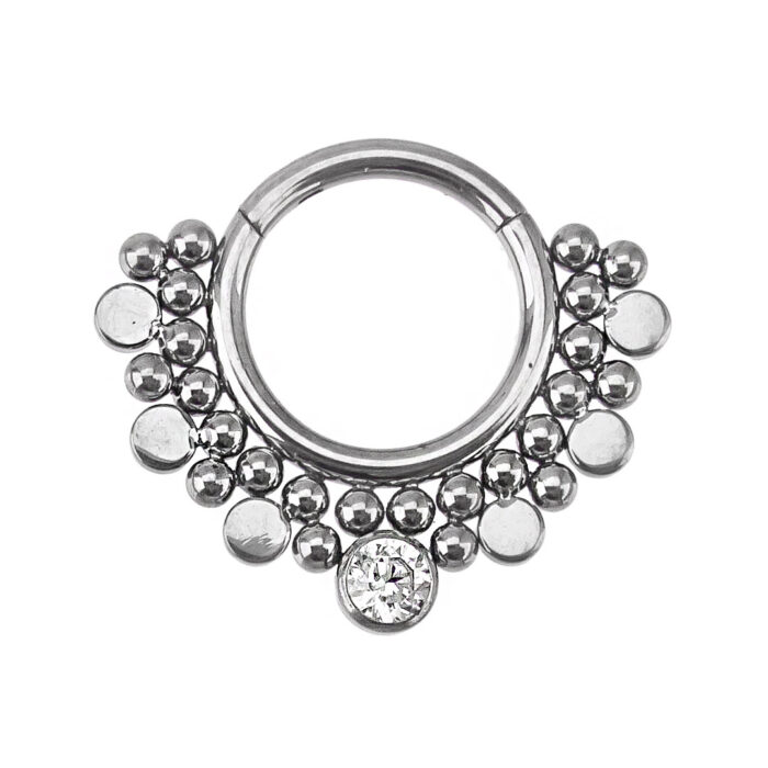 ARGOLA CLICKER LEQUE ZIRC TIT (ACX1)
