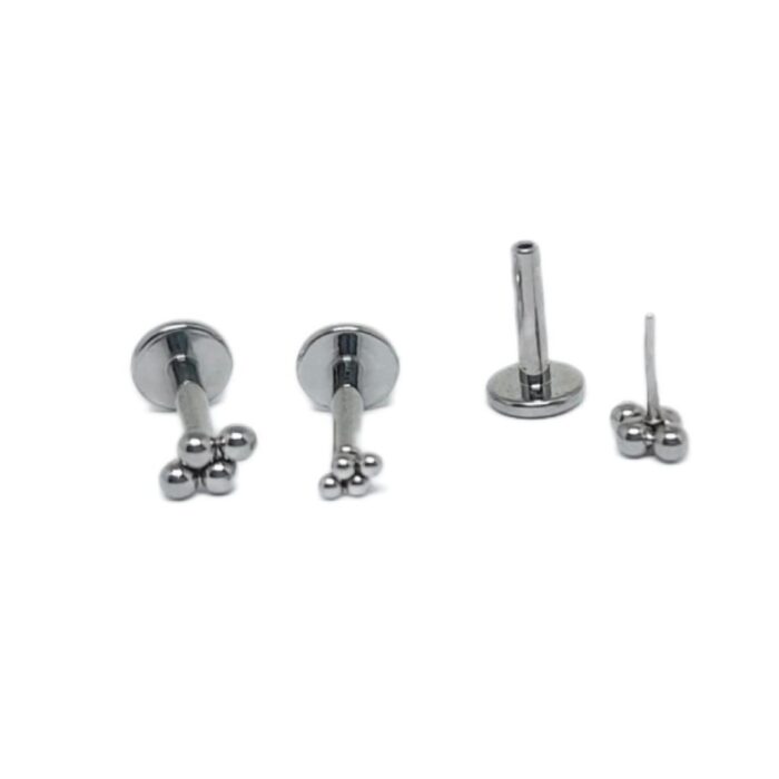 LBT PIN PUSH 4 BEADED TIT (CX3)