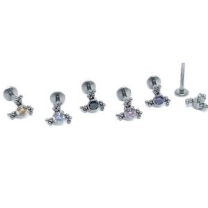 LBT TIT VENTAS 1 ZIRC 12 BEADED R/I (CX17)