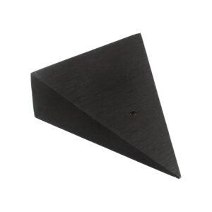 Mostruário Triangular Preto de Madeira