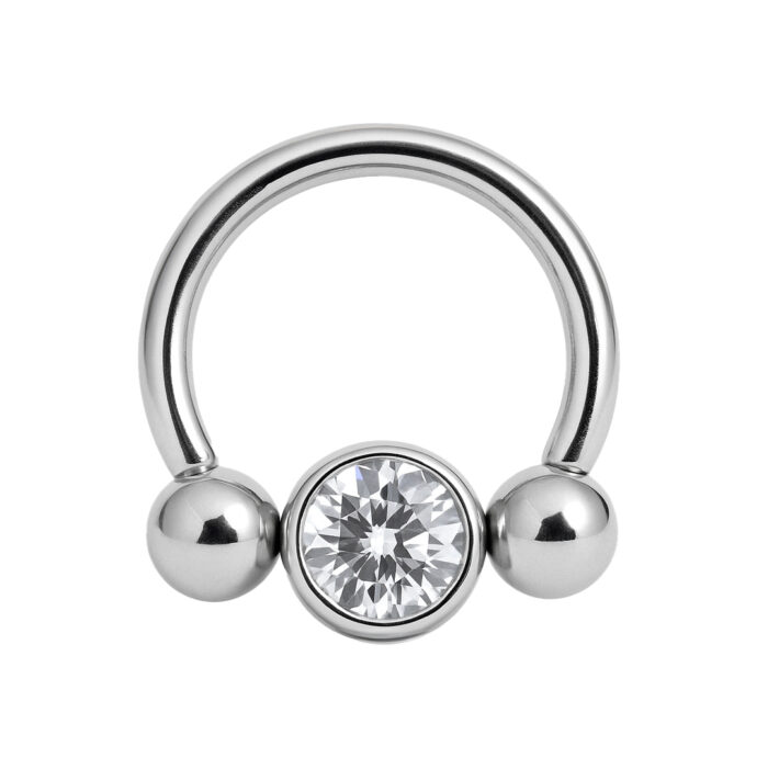 FERRADURA TIT DISC ZIRC BR