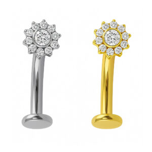 BNN TIT FLOR 10 PET CZ DISC TIT (UCX9)
