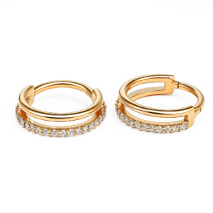 CONCH CLICKER DOUBLE ZIRC SW AÇO