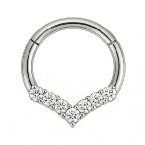 ARGOLA PAVE FRON CZ TIT (ACX9)