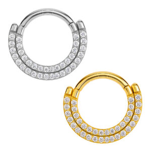 ARGOLA CLICKER DAITH 2F ZIRC BR TIT S024 (ACX1)