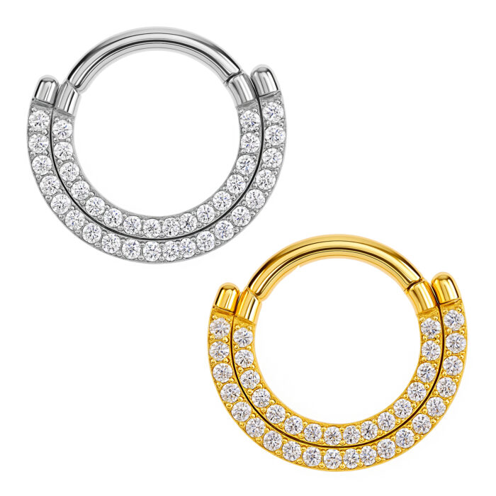 ARGOLA CLICKER DAITH 2F ZIRC BR TIT S024 (ACX1)