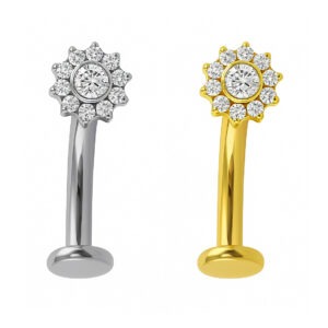 BNN TIT FLOR 10 PET CZ DISC TIT (UCX9)