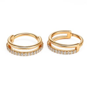 CONCH CLICKER DOUBLE ZIRC SW AÇO