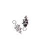 PINGENTE TIT 4 ZIRC 7 BEADED DESIGNE 6