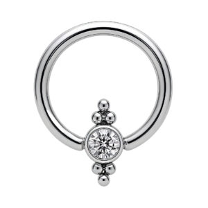 CAPTIVE TIT 1 ZIRC 6 BEADES D102