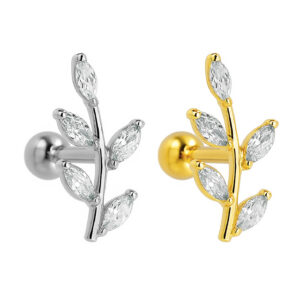 MICRO RETO RAMO MEDIO ZIRCONIA OURO 18K