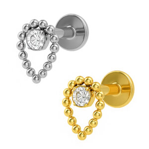 LBT GOTA BEADED E ZIRC TIT R/I(CX10)