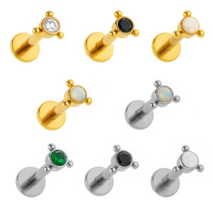 LBT TIT VENTAS 1 CZ 3 BEADED (CX27)
