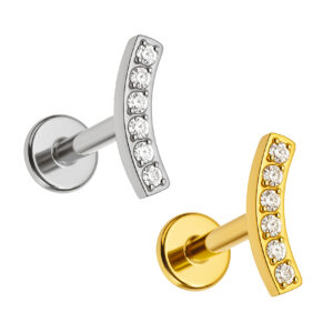 LBT CLUSTER 6 CZ GEM SLIM MINI TIT (CX16)