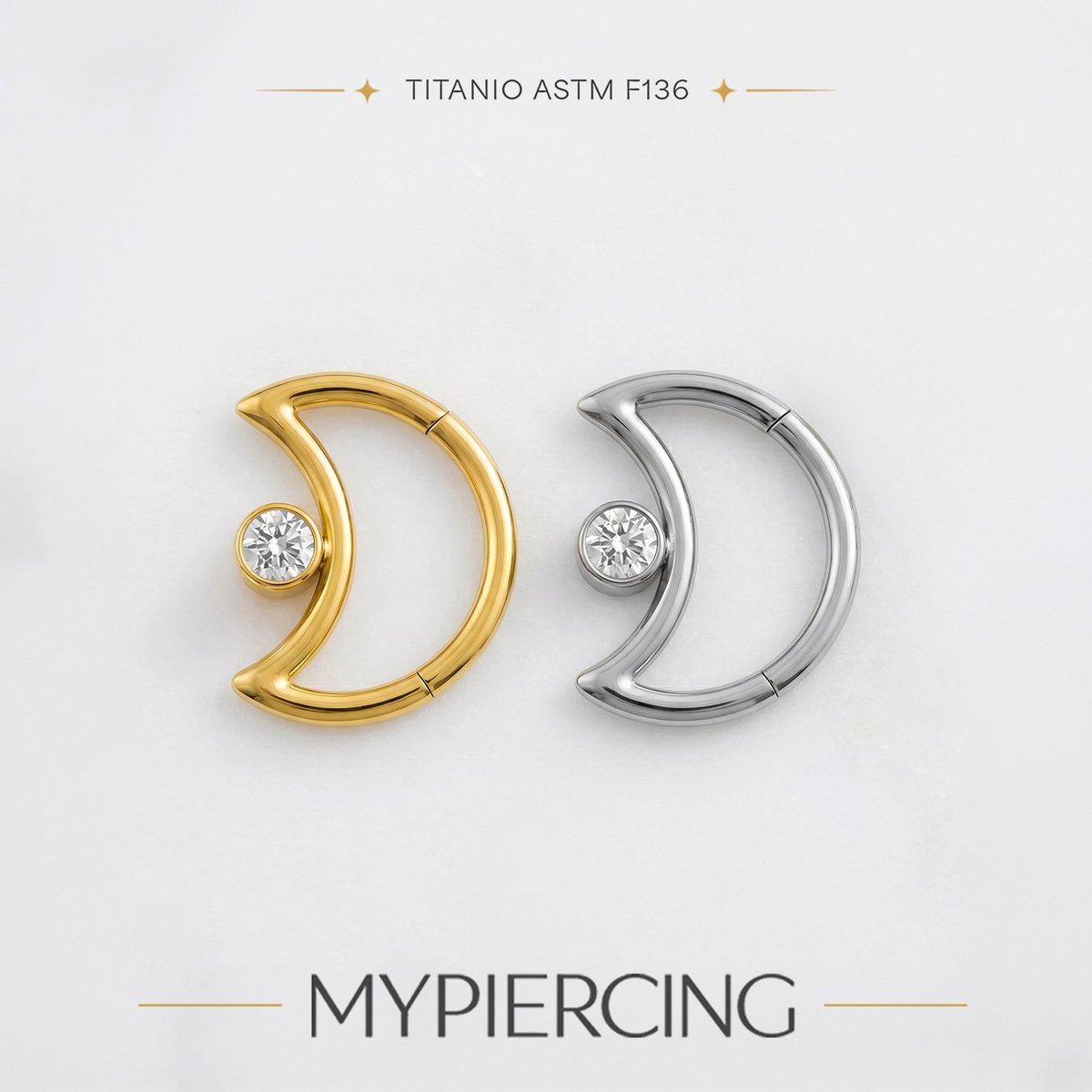 Clicker Luna di Titanio ASTM F136 con Zirconia