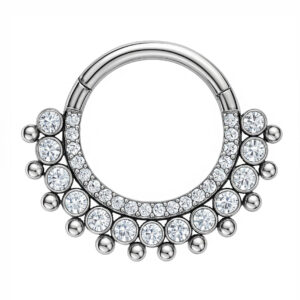 ARGOLA CLICKER 1 P 13 ZIRC BEAD TIT (ACX2)